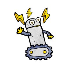 Cartoon Robot N241