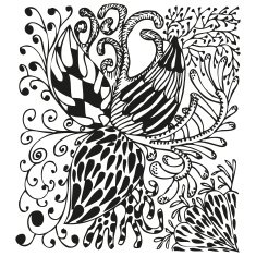 Abstract background with doodling hand drawn patterns N6