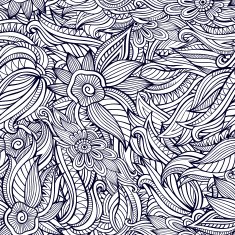 Vector seamless abstract nature pattern N12