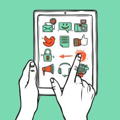 Social Media Tablet