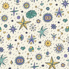 Seamless star pattern N2
