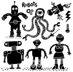 funny robot set