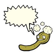 cartoon spoon with speech bubble N12