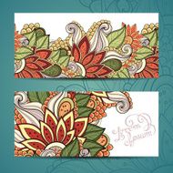 Vector Original Floral Banner N2