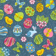 Easter seamless background N2