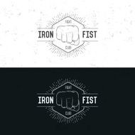 Badge symbol or logotype with hand N34
