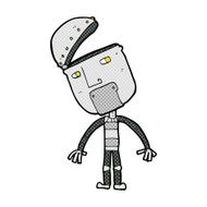 comic cartoon robot N58
