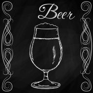 hand drawn sketch of beer N11