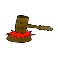 comic cartoon gavel banging N2