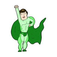 comic cartoon superhero N6