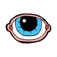 comic cartoon staring eye N3