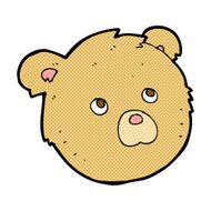 comic cartoon teddy bear face N7