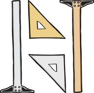 Triangle and T-Square