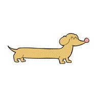 comic cartoon dachshund N2