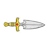 comic cartoon dagger N2