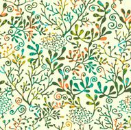Forest Branches Seamless Pattern Background