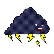 comic cartoon thundercloud N4
