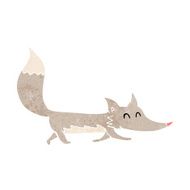 cartoon little wolf N69