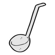 comic cartoon ladle N5