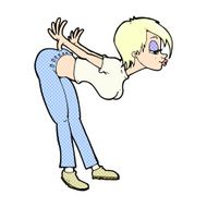 comic cartoon sexy woman N6