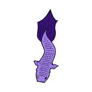 comic cartoon fish N36