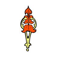 comic cartoon ornate clasp N3