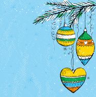 blue christmas backgroun