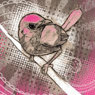 Grunge Bird