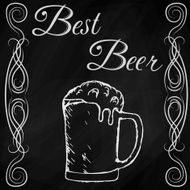 hand drawn sketch of beer N13