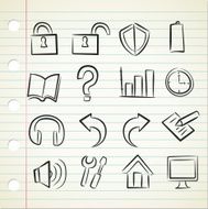sketchy technology icon