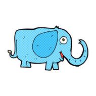 comic cartoon baby elephant N3