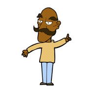 comic cartoon old man telling story N3