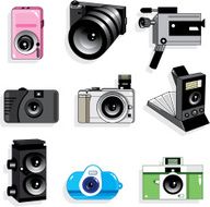 cartoon camera icon