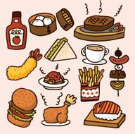 cute food collection