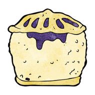 Cartoon Meat Pie N14
