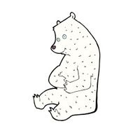cartoon happy polar bear N4