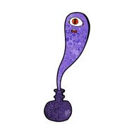 cartoon halloween ghost in bottle N18