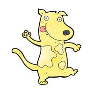 cartoon happy dog N65
