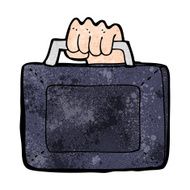 cartoon briefcase N8