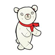cute cartoon polar teddy bear N6