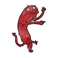 cartoon gross little monster N11