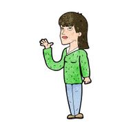 cartoon woman explaining N41