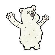 cartoon funny polar bear N4