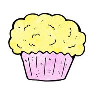 cartoon cupcake N120