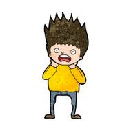 Cartoon Man Panicking N54