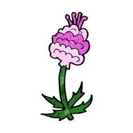 cartoon flower N362