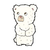 Cartoon Polar Bear Cub N29