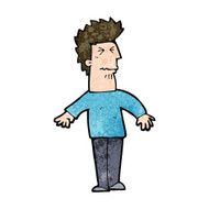 cartoon stressed man N60