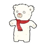 cartoon cute polar bear N27