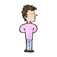 cartoon man ignoring N9